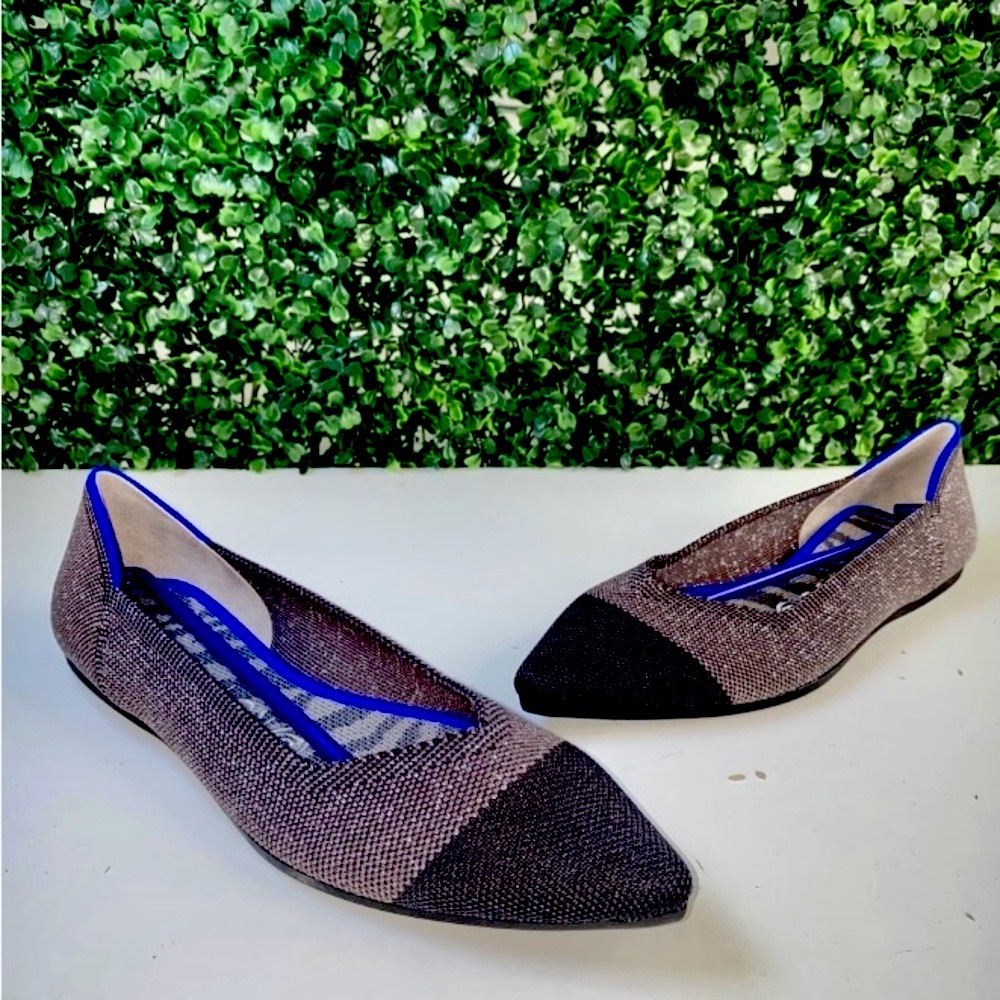 ROTHY’S  Stylish Brown Taupe and Gray Women's Flats
Size 8